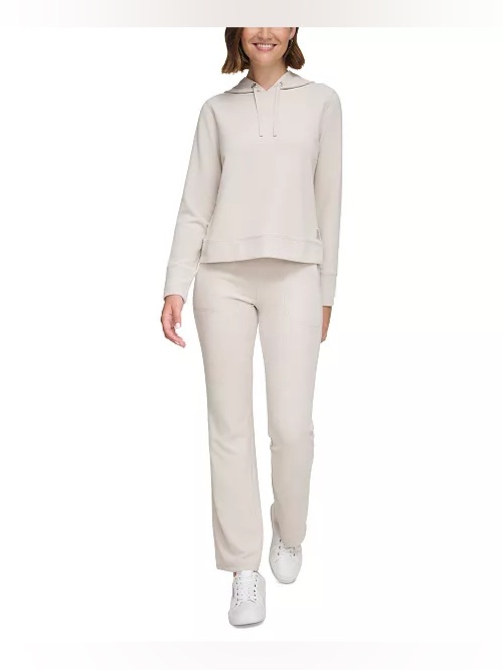 Calvin Klein Performance Moisture-Wicking Waffle Knit Textured Pullover Hoodie